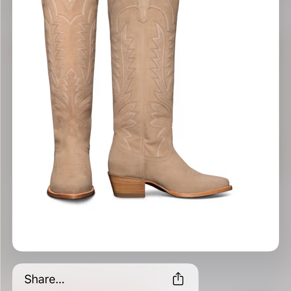 BRAND NEW IN BOX Tecovas The Abby Boot in Driftwood Size 8.5 - Picture 5 of 7